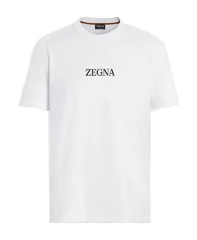 ZEGNA Z ZEGNA LOGO-PRINTED CREWNECK T-SHIRT