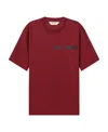 Zegna Logo-print Short-sleeve T-shirt In Red