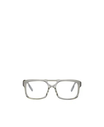 Zegna Logo Sunglasses In Gray