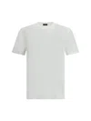 Zegna Logoed Cotton T-shirt For Casual Sophistication In N00