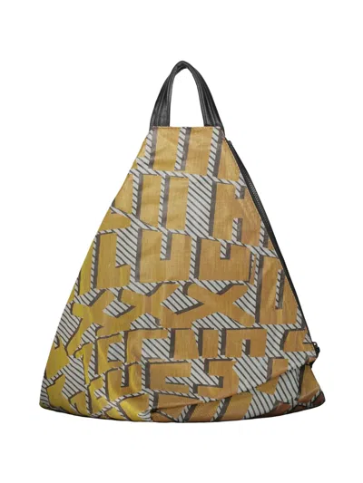 Zegna Logo-print Triangle Belt Bag In Multi