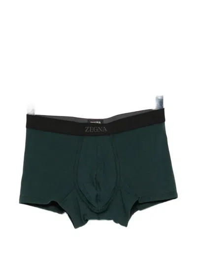 Zegna Logo-waistband Briefs In Multi