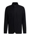 Zegna Long Sleeve Casual Jacket In Black
