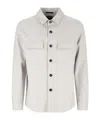 Zegna Overshirt Alba In Oasis Cashmere In White