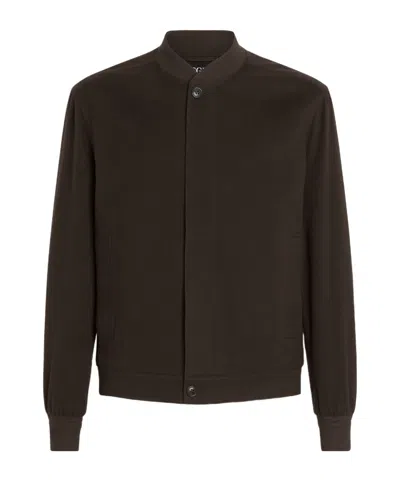 ZEGNA OASI CASHMERE BOMBER JACKET