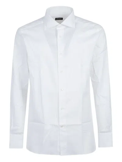 ZEGNA LONG-SLEEVE COTTON SHIRT