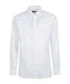 Zegna Lux Tailoring Long Sleeve Shirt In White