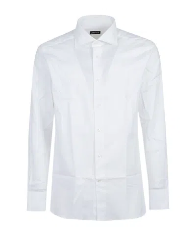 ZEGNA LONG-SLEEVE COTTON SHIRT