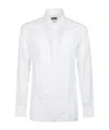Zegna Lux Tailoring Long Sleeve Shirt In White