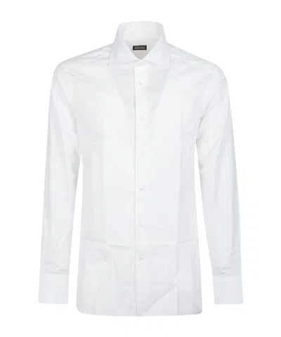 ZEGNA LONG-SLEEVE COTTON SHIRT