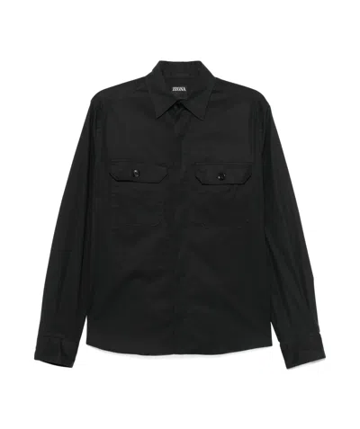 ZEGNA LONG SLEEVE SHIRT