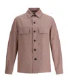 Zegna Overshirt Shirt In Brown
