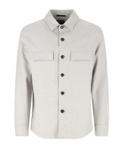 ZEGNA LONG SLEEVE SHIRT JACKET