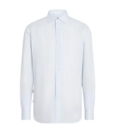Zegna Long Sleeve Shirt In White
