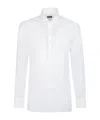 Zegna Lux Tailoring Long Sleeve Shirt In White