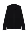 Zegna Wool Shirt In Black