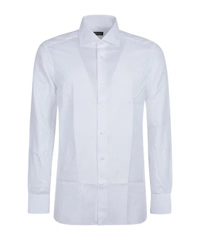 ZEGNA ZEGNA LONG-SLEEVED BUTTON-UP SHIRT