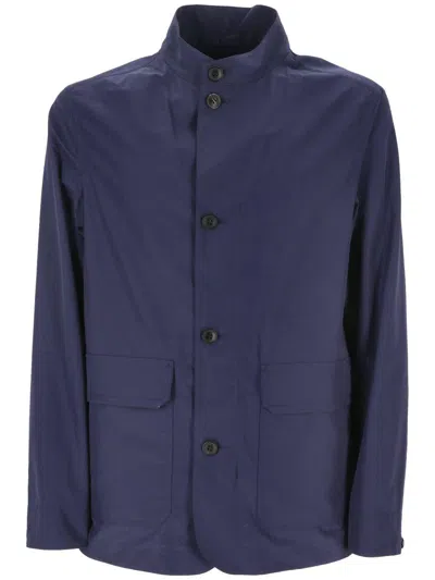 ZEGNA LONG-SLEEVED BUTTONED TAILORED JACKET
