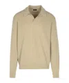 Zegna Beige Cashmere Sweater In Nude