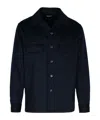 Zegna Pure Cashmere Overshirt In Black
