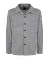 ZEGNA ZEGNA LONG-SLEEVED BUTTONED OVERSHIRT