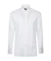 Zegna Lux Tailoring Long Sleeve Shirt In White