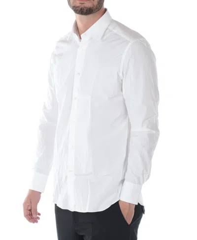 Zegna Long-sleeved Shirt In White