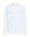 Zegna Cotton And Cashmere Shirt In White