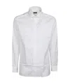 Zegna Lux Tailoring Long Sleeve Shirt In White