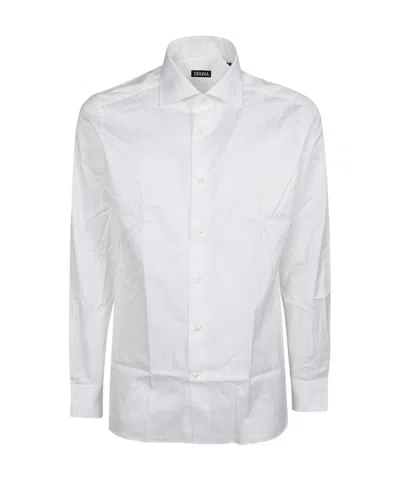 ZEGNA Z ZEGNA LONG SLEEVED BUTTONED SHIRT