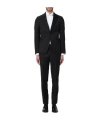 Zegna Long-sleeved Suit In Black