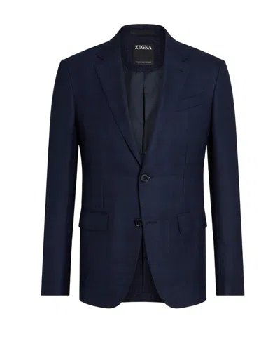 ZEGNA LONG-SLEEVED SUIT JACKET