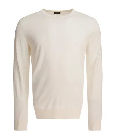 Zegna Long Sleeved T Shirts In Nude