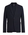 Zegna Vicuna Oasi Cashmere Blazer In Black