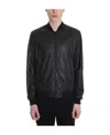 Zegna Long-sleeved Zipper Casual Jacket In Black