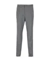 Zegna Loose Waist Casual Pants In Gray