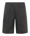 Zegna Loose Waist Shorts In Black