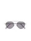 ZEGNA OPAL GREY ORIZZONTE II ACETATE AND METAL SUNGLASSES