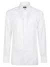Zegna Lux Tailoring Long Sleeve Shirt In White