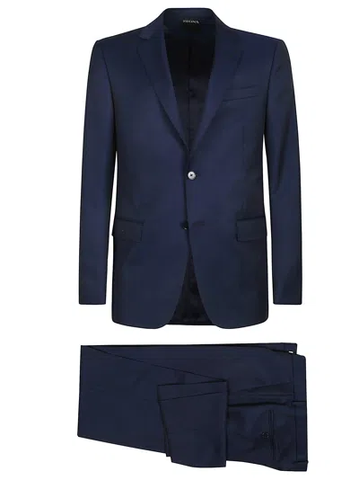 Zegna Lux Tailoring Suit In Blue
