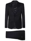 Zegna Single-breasted Tailored Suit In Blue
