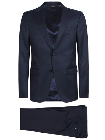 Zegna Lux Tailoring Suit In Blue