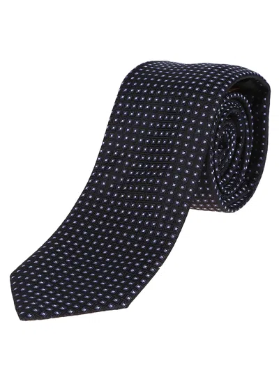 Zegna Lux Tailoring Tie In Blu Navy