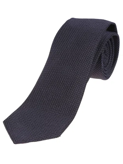 Zegna Lux Tailoring Tie In Blu Navy