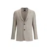 Zegna Luxury Blazer Jacket In Beige