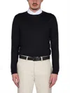 Zegna Men's Cashmere And Silk Sweater In Blue