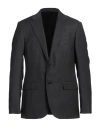 Zegna Man Blazer Charcoal Size 46 Wool, Silk In Grey