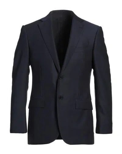 Zegna Man Blazer Midnight Blue Size 48 Wool