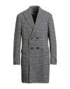 Zegna Houndstooth Double-breasted Blazer In Gray