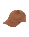 Zegna Logo Detailed Baseball Cap In Brown
